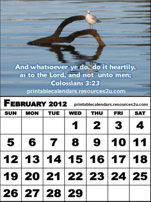 2012 Calendars