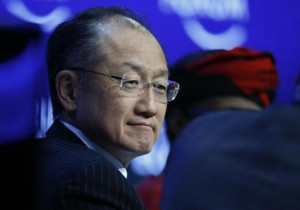 President of The World Bank Jim Yong Kim attends the final session ...
