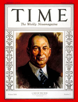TIME Magazine Cover: Walter P. Chrysler, Man of the Year -- Jan. 7 ...