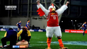 Just caaaall, on Super Chicken. Key quote: “Being a chicken mascot I ...