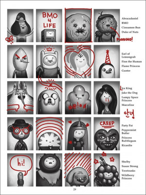 adventure time yearbook by mike mitchell