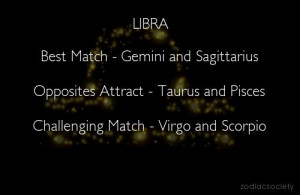 ... Match - Virgo and Scorpio. (Ain't I lucky hubby is a Sagittarius