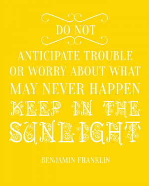 FREE PRINTABLE | KEEP IN THE SUNLIGHT - BENJAMIN FRANKLIN & WEEKLY ...