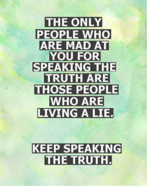 Keep speaking your mind