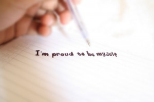 am proud to be myself