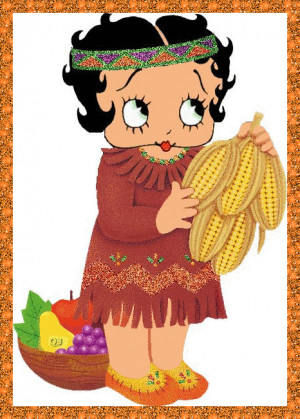 Betty Boop thanksgiving
