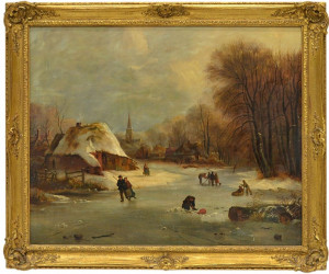 19th Century Antique Oil Paintings