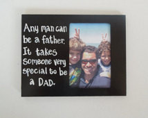 Gift for Dad. Hand painted photo fr ame and made to order, any colors ...