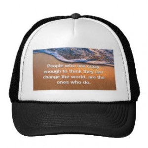 Inspirational quotes trucker hat