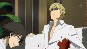 静雄から銃弾を抜き取る新羅が、楽しそうで ...