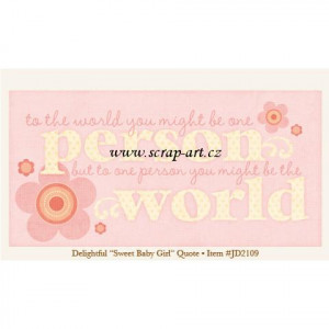 Delightful Sweet Baby Girl Quote Just Dreamy 2
