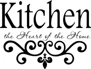 Kitchen Wall Quote Vinyl Decal Lettering Decor Sticky