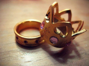 crown, king, queen, ring