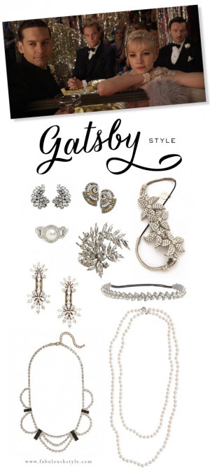 Inspired By: Gatsby Style…diamonds are a girls best friend!