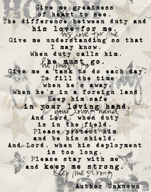 Military girlfriend prayer.