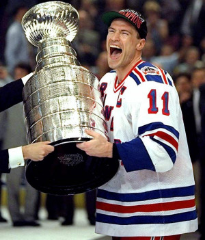 Mark Messier New York Rangers Stanley Cup