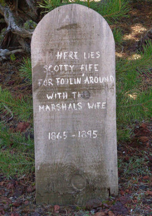 Nine More Funny Tombstone Tales to go: