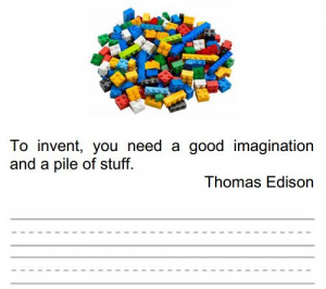 Teaching Language Arts with Legos... great copywork here! Thank you @ ...