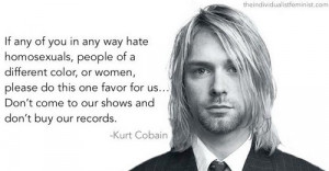 Kurt Cobain Quote - feminism Photo
