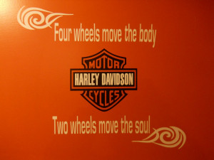 Lance's Christmas Gift - - Harley Davidson Wall Vinyl