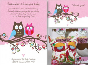 Owl Sayings for Baby | thecelebrationshoppe_owlcouplebabyshower