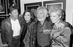 Bruce Boxleitner, Linda Gray, Kenny Rogers, and his wife, Marianne ...