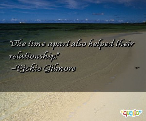 quotes in our collection. Richie Gilmore is known for saying 'The time ...