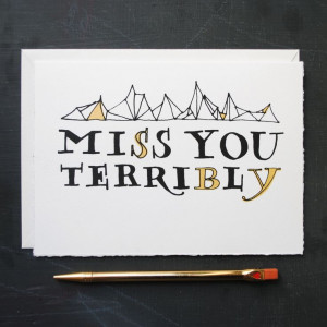 Miss You Terribly/// Frances Lab