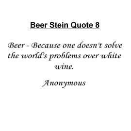 ... quote beer stein personalized an appropriate gift for all beer
