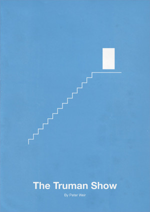 the truman show – minimalist movie poster