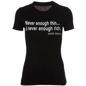 Sweet Matilda Chanel Quote T-Shirt - Photo