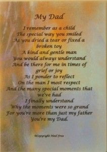 Birthday For Deceased Father | birthday poems for deceased dad
