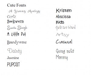 view your own phrase in a cute font phrase font a little pot a yummy ...