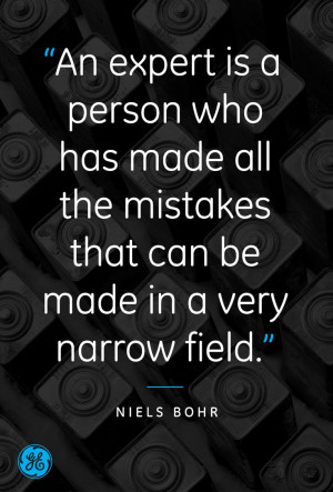 Wisdom from a scientist.