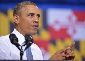 US President Barack Obama speaks about the Affordable Care Act at ...