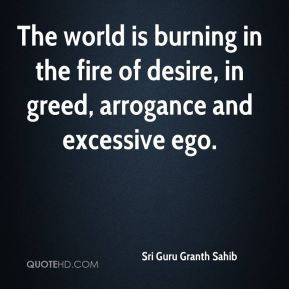 Sri Guru Granth Sahib - The world is burning in the fire of desire, in ...