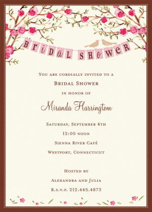 Bonnie Marcus Collection - BRIDAL SHOWER INVITATIONS, SHOWER BANNER ...