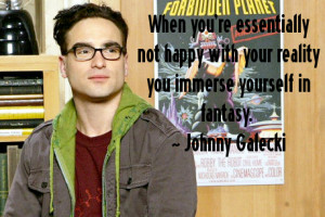 Johnny Galecki Quote By TenderRevenge