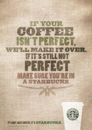 Funny Starbucks advertisement