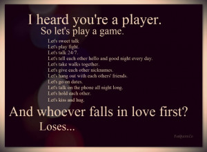 Funny Love Game Quote