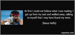 More Reese Hoffa Quotes