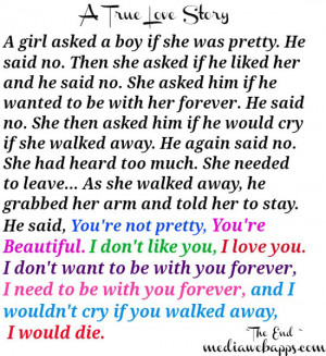 Love Quotes: As she walked away, he grabbed her arm and told her to ...