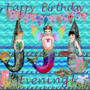 happy birthday little mermaid