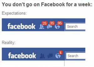 expectations vs reality when i dont go on facebook for a month