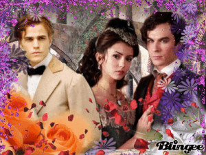 Katherine,Damon,Stefan 1864 love