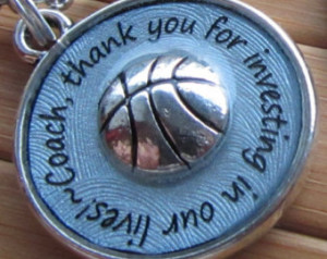 Coach pendant ...thank y ou for investing in our lives...thank you ...