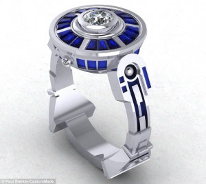 From R2-D2-inspired engagement rings to DNA-shaped wedding bands - the ...