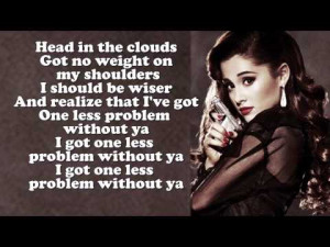 Ariana Grande' Problem (Lyrics On Screen) HD