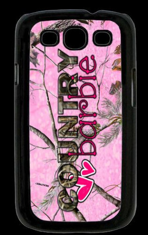 Samsung Galaxy S3 Cases Barbie Country barbie pink camo buck and bow ...
