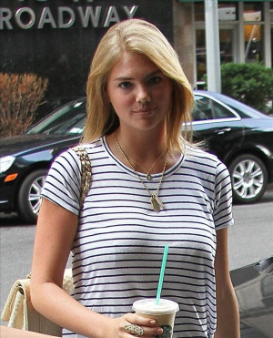 Kate Upton seen at Starbucks this afternoon getting some good old ...